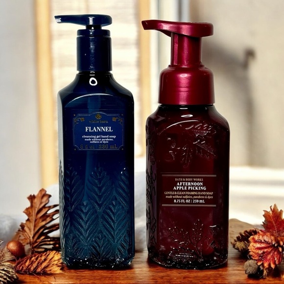 Bath & Body Works Other - Bath & Body Works Fall Hand Soap Flannel & Afternoon Apple Picking NWT